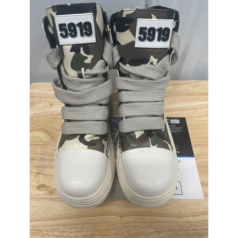 JDA Beauty Women’s Camo High Top Platform Sneakers size41